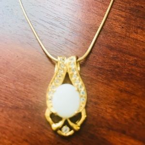 Jewelry - Opal and diamond necklace Jewelry - Opal and diamond necklace